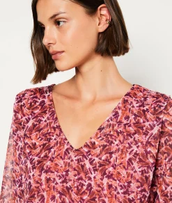 Etam Robe courte manches longues imprimé MULTICOLORE Cheap