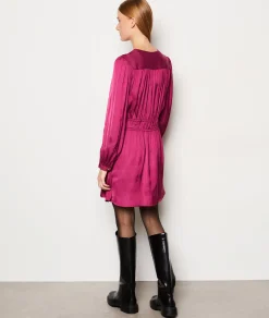 Etam Robe courte satinée PETUNIA Best Sale