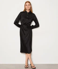 Etam Robe longue fluide NOIR Clearance