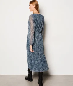 Etam Robe longue irisée IMPFDMARINE Best Sale