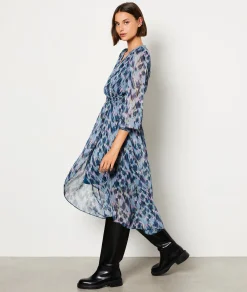 Etam Robe manches longues imprimé MULTICOLORE Best Sale