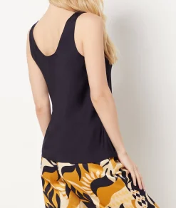 Etam Round Neck Tank Top BLACK Store