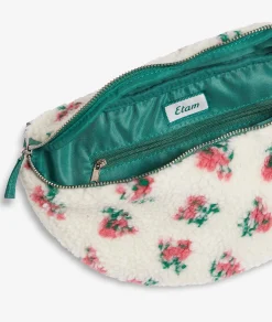 Etam Sac banane effet bouclette à fleurs MULTICOLORE Discount