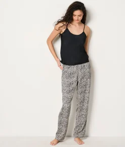 Etam Satin Pyjama Bottoms ECRU Fashion