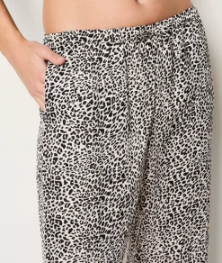 Etam Satin Pyjama Bottoms ECRU Fashion