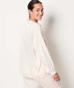 Etam Satin Pyjama Shirt LINEN New