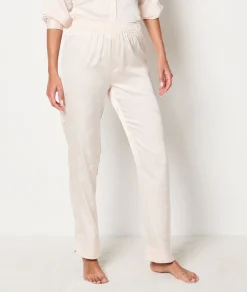 Etam Satin Pyjama Trousers LINEN Discount