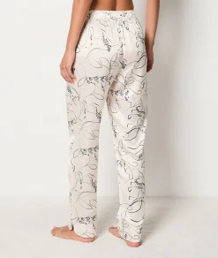 Etam Satin trousers with leopard print DUNE Cheap