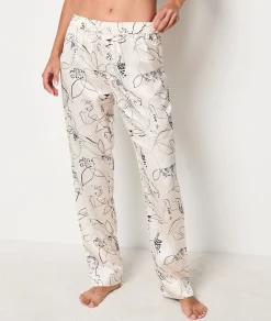 Etam Satin trousers with leopard print DUNE Cheap