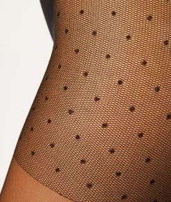 Etam Sculpting Flat Tummy Tights BLACK Cheap