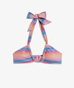 Etam Sequinned Strapless Bikini Top MULTICOLOURED Discount