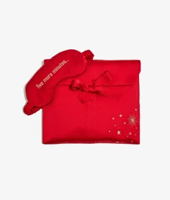 Etam Set cadeau pyjama et masque ROUGE Clearance
