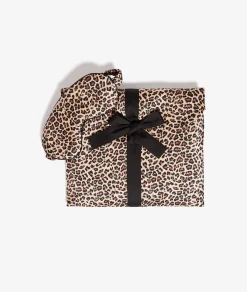 Etam Set cadeau pyjama et masque satiné motifs léopard IMPFDECRU New