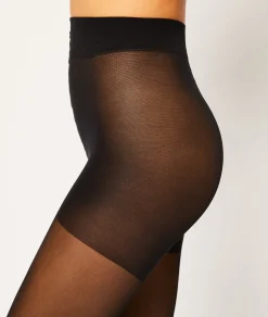 Etam Set of 2 essential tights  - 15d Black Online