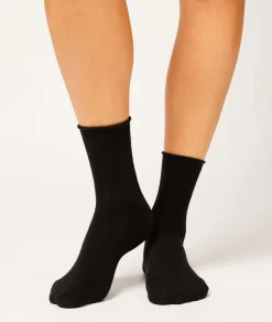 Etam Set of 2 pairs of essential plain socks Black New