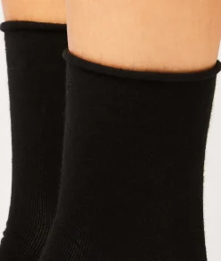 Etam Set of 2 pairs of essential plain socks Black New