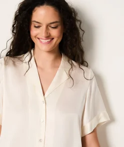 Etam Short de pyjama en soie PERLE Discount