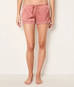 Etam Short de pyjama en soie détails dentelle PARME Best Sale