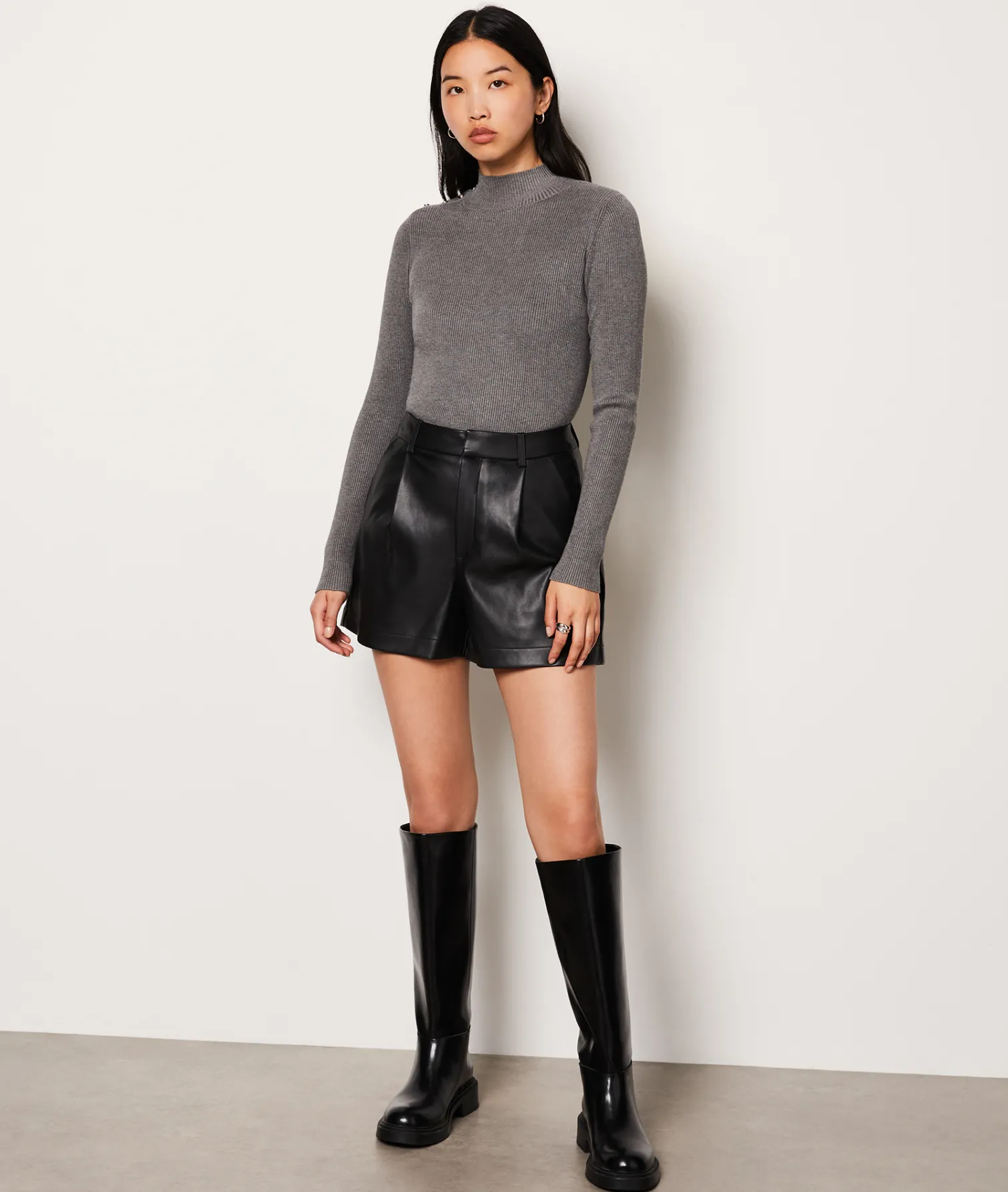 Etam Short effet cuir NOIR Cheap