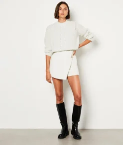 Etam Short evasé matieré ECRU Shop