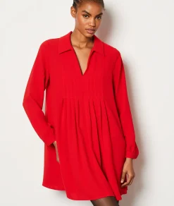 Etam Short Flowing Dress CARDINAL Best Sale