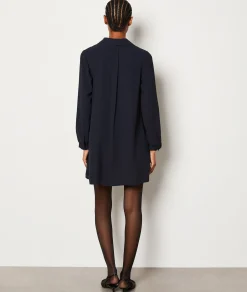 Etam Short Flowing Dress BLEU Outlet