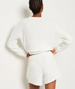 Etam Short molleton granulé ECRU Fashion