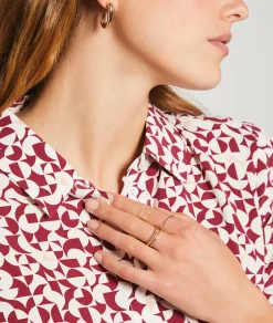 Etam Short patterned dress CoralIMPFD Best Sale
