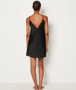 Etam Short Satin Nightdress NOIR Online