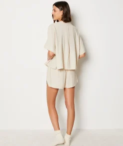Etam Short-sleeved shirt PALEYELLOW Best