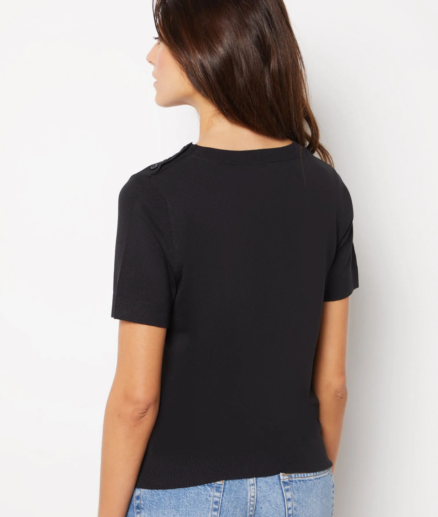 Etam Short-sleeved sweater BLACK Sale