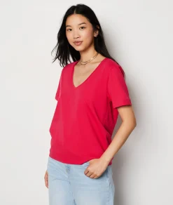 Etam Short-sleeved T-shirt 100% Cotton PETUNIA Shop