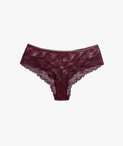 Etam Shorty détails dentelle bord irisé BORDEAUXGRENAT Online