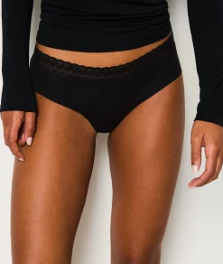 Etam Shorty en coton sans couture NOIR Sale