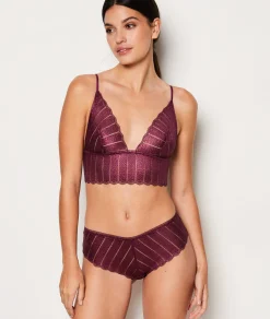 Etam Shorty en dentelle irisé PRUNE Store