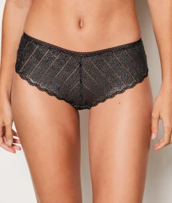 Etam Shorty en dentelle irisé NOIR Best Sale
