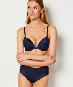Etam Shorty en microfibre satiné BLEUNUIT Cheap