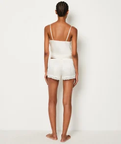 Etam Silk Sleep Shorts PEARL Cheap
