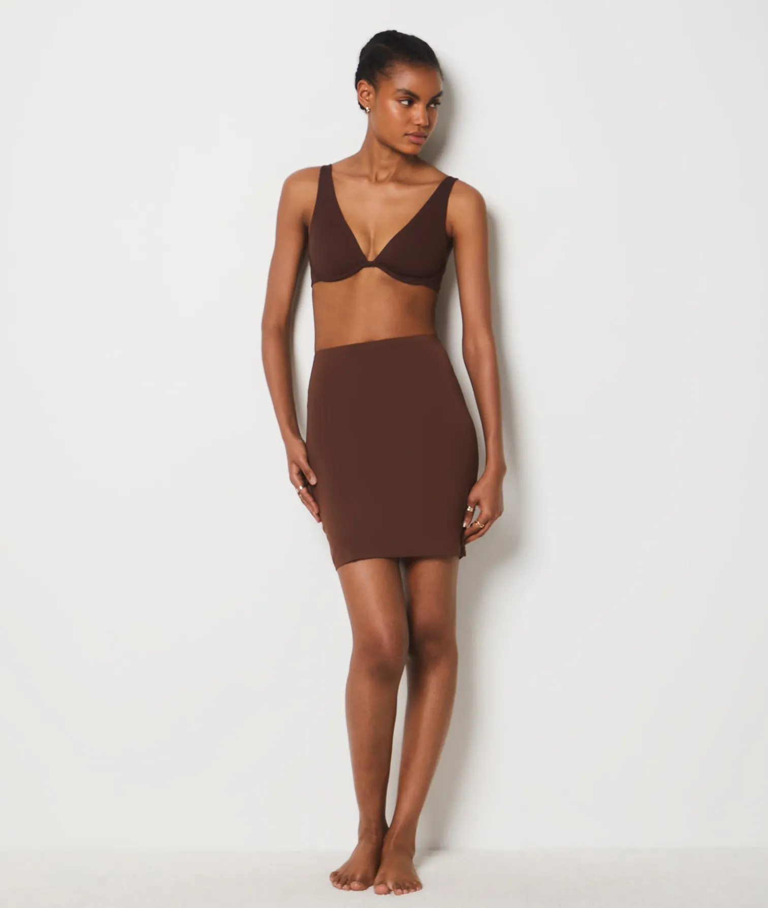 Etam Skirt BROWN Hot