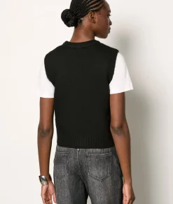 Etam Sleeveless Sweater NOIR Store