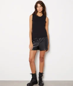 Etam Sleeveless Sweater BLACK Discount
