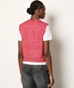 Etam Sleeveless Sweater CARDINAL Hot