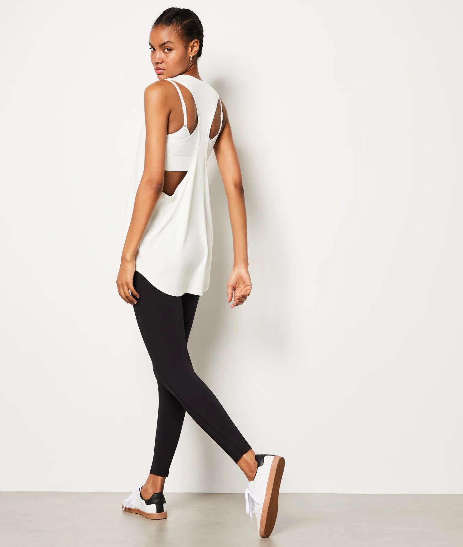 Etam Sleeveless Top WHITE Flash Sale