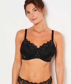 Etam Soutien-gorge post-mastectomie coques fines sans armatures NOIR Shop