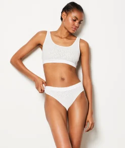 Etam Sports Bra - Light Support WHITE Flash Sale