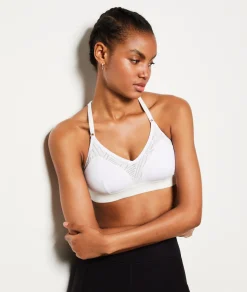 Etam Sports Bra - Light Support WHITE Fashion