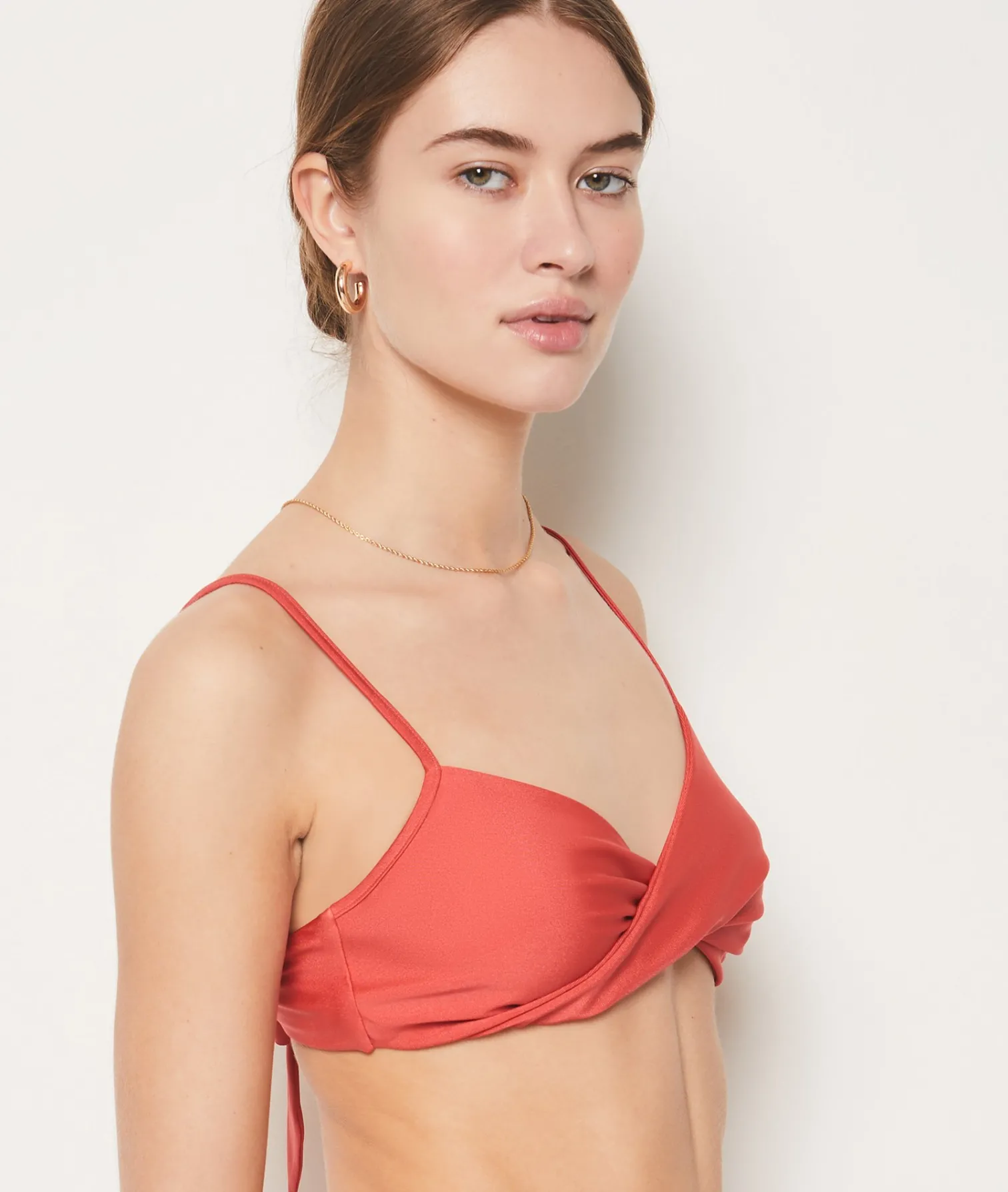 Etam Sports Bra Bikini Top TERRACOTTA Hot