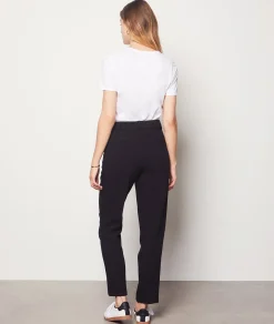 Etam Straight Cut Trousers BLACK Cheap