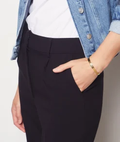 Etam Straight Cut Trousers BLACK Cheap
