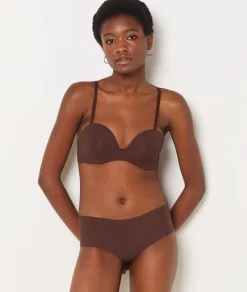 Etam Strapless Push-Up Bra CHOCOLAT Best Sale
